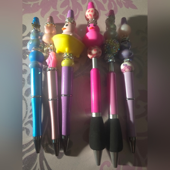 Colorful Beaded Pens - Picture 1 of 1